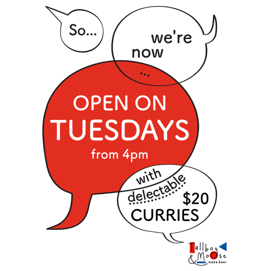 We’re Now Open on Tuesdays!