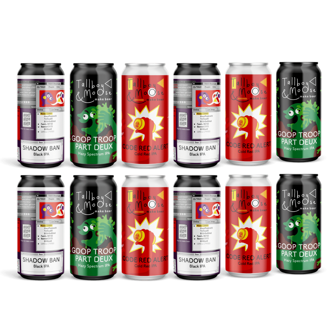 Beers Tallboy & Moose AU