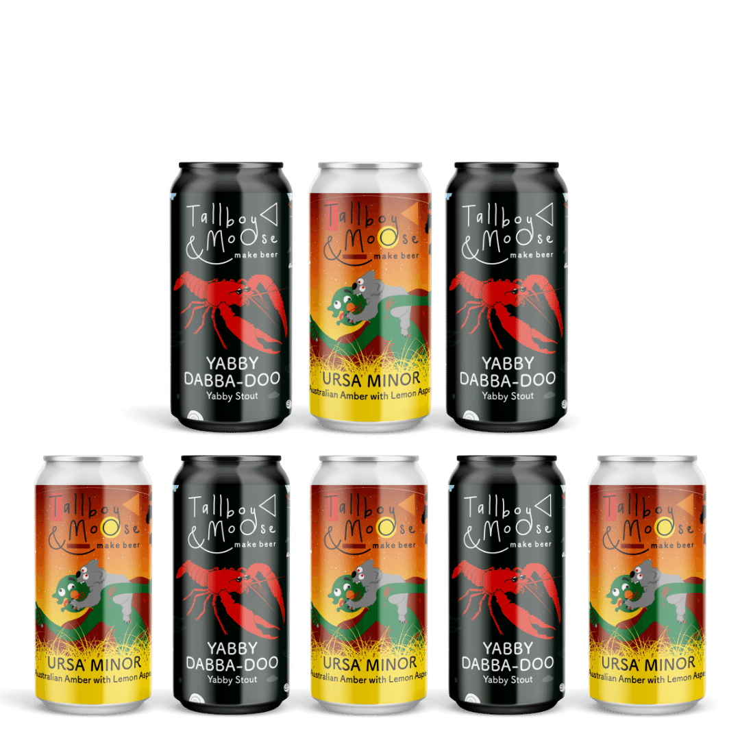 Beers Tallboy & Moose AU