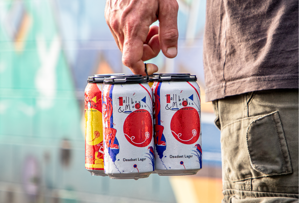 4-Pack of local craft beer from Tallboy & Moose